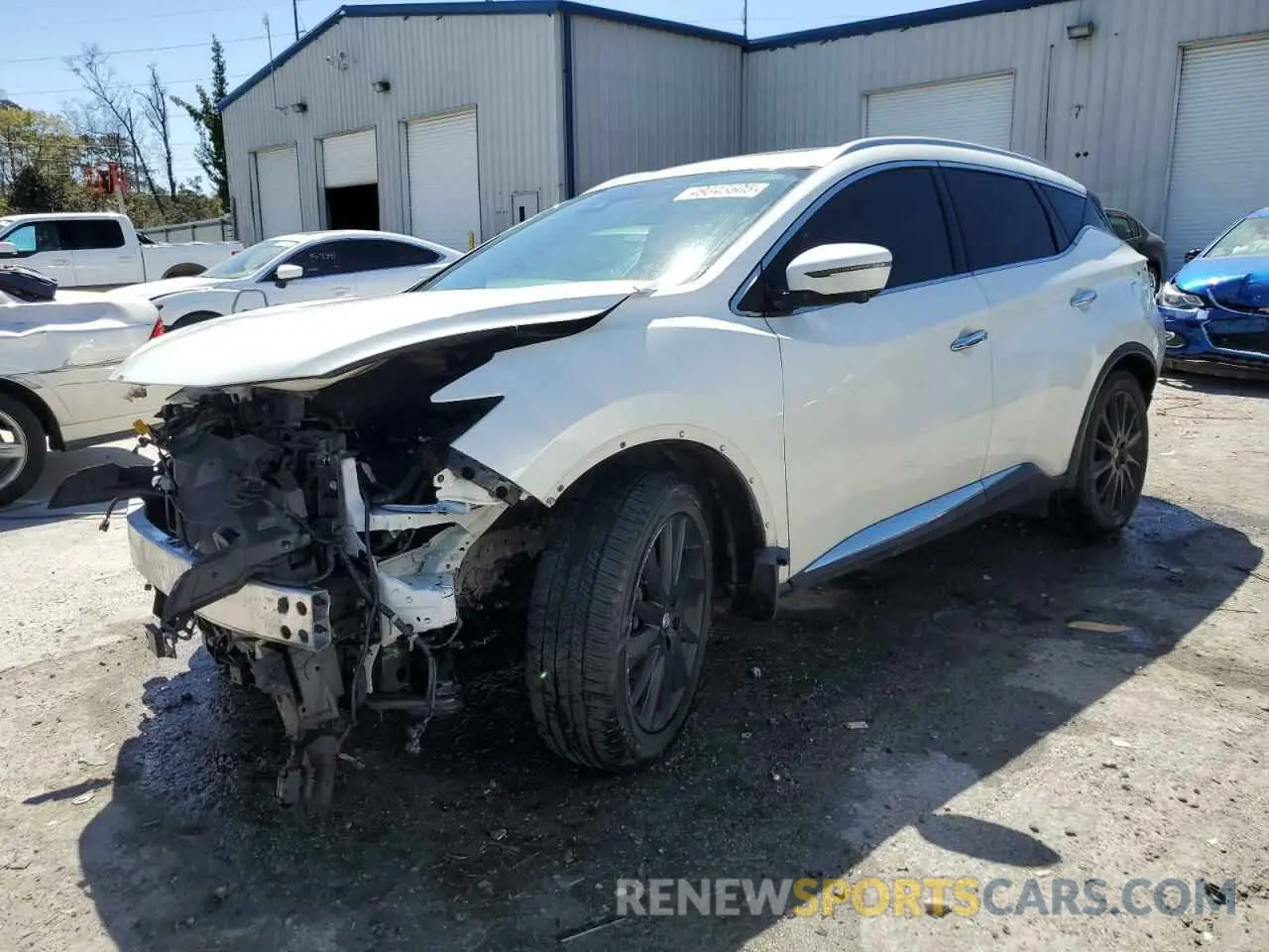 1 Photograph of a damaged car 5N1AZ2DJ9MC144316 NISSAN MURANO 2021