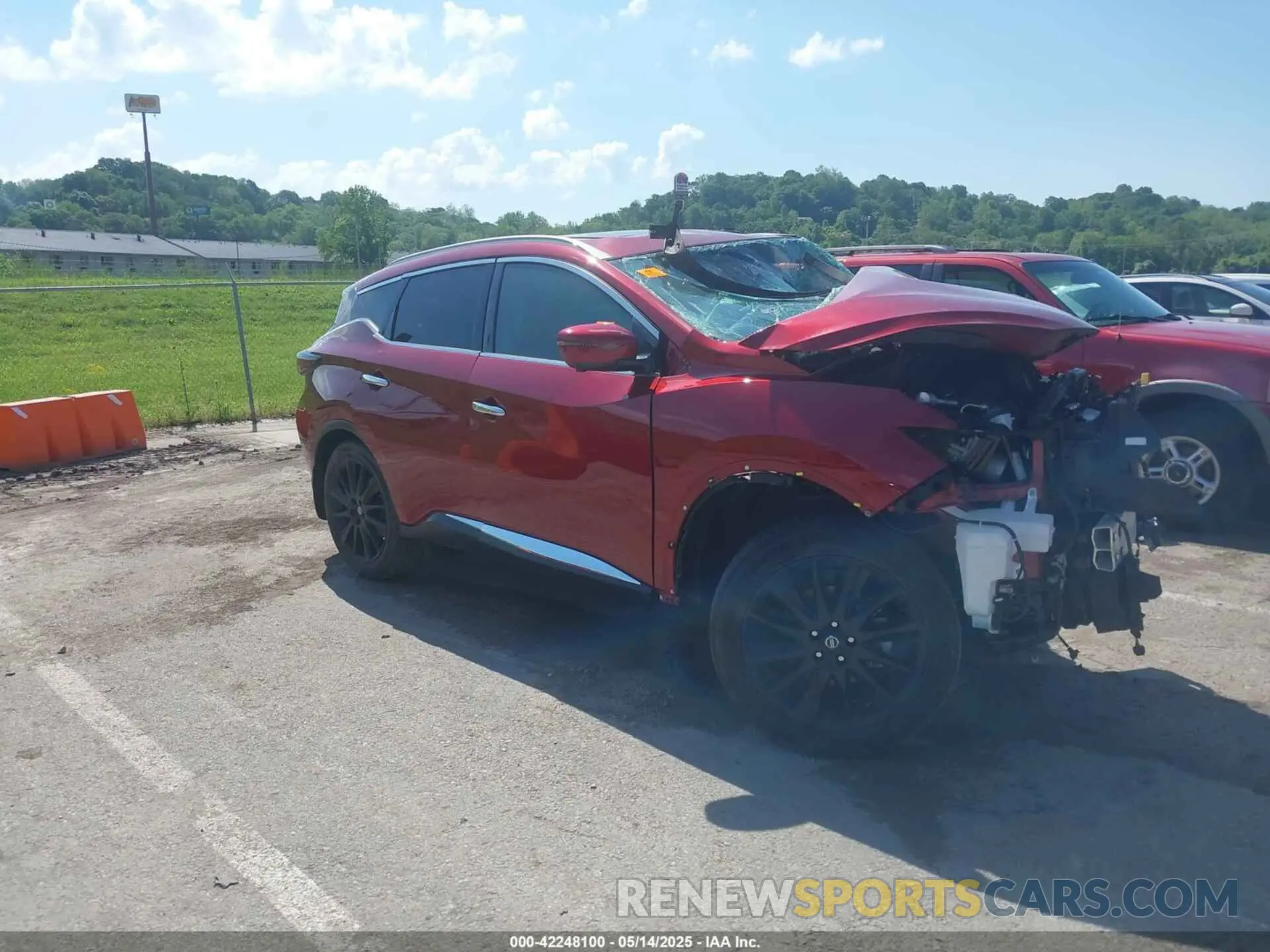 1 Photograph of a damaged car 5N1AZ2DS9MC121532 NISSAN MURANO 2021