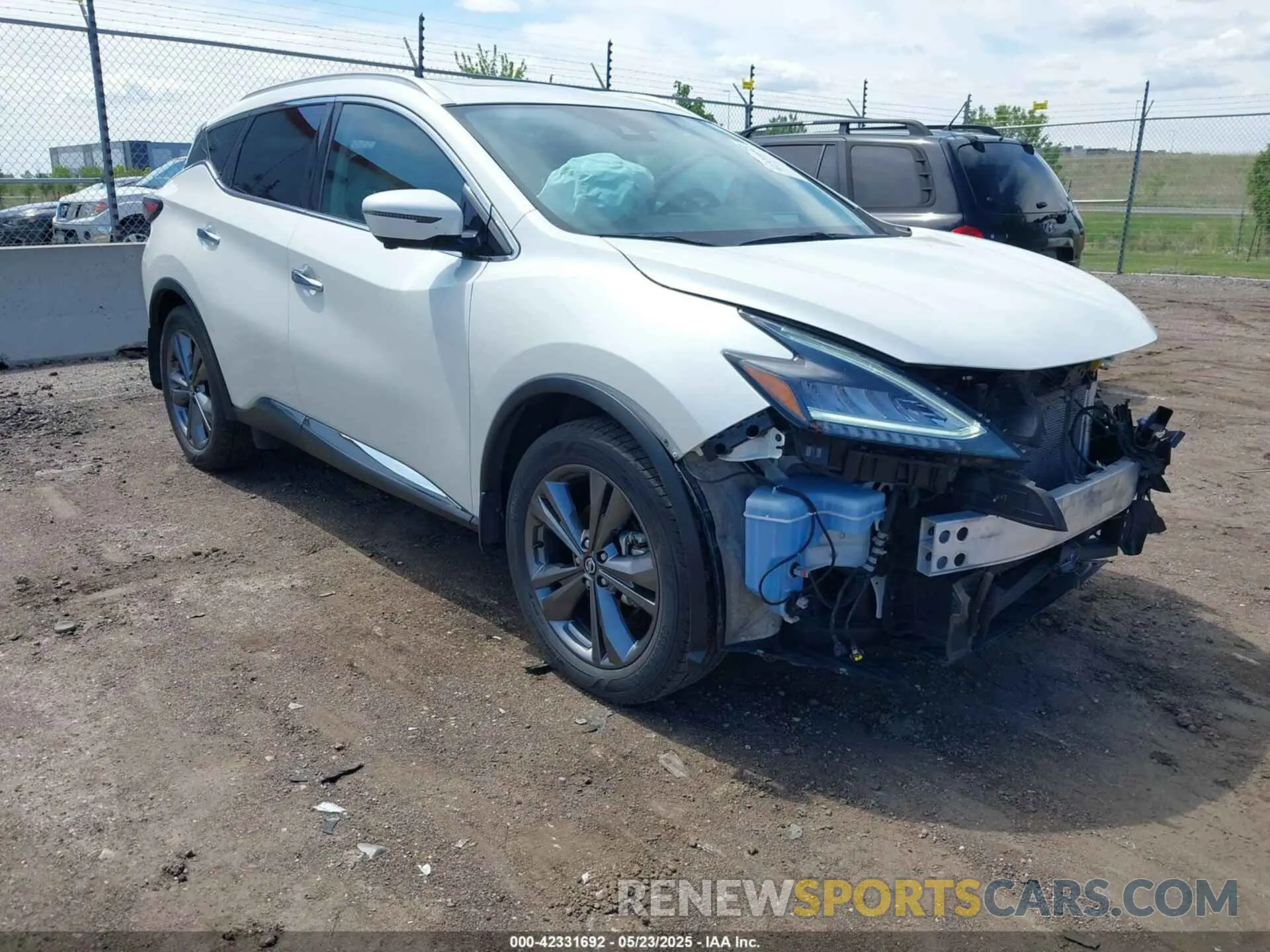 1 Photograph of a damaged car 5N1AZ2DSXMC113150 NISSAN MURANO 2021