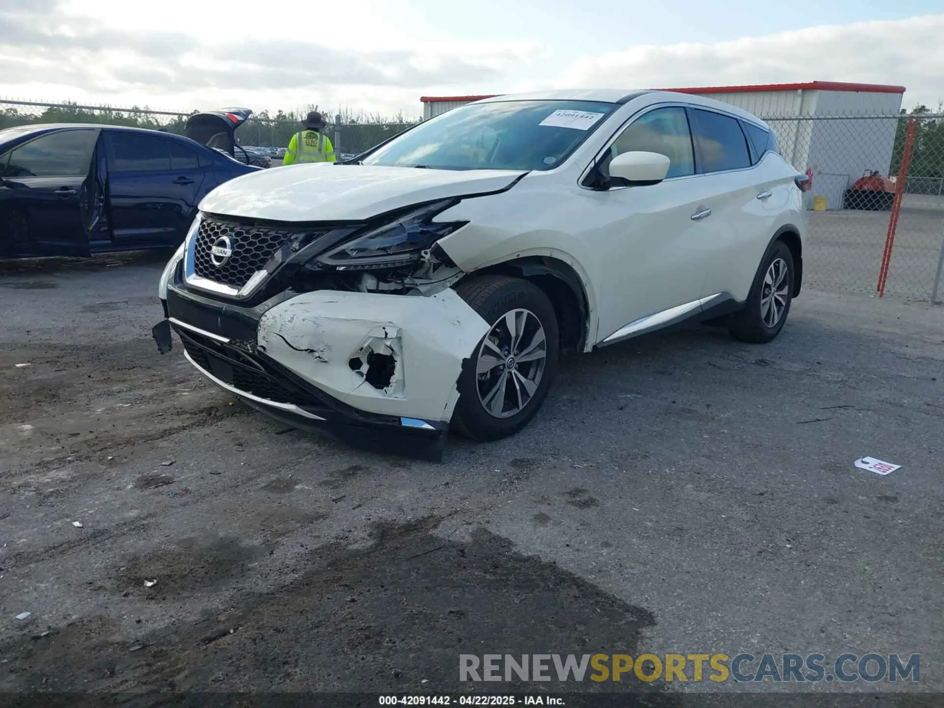 2 Photograph of a damaged car 5N1AZ2AJ8NC121311 NISSAN MURANO 2022