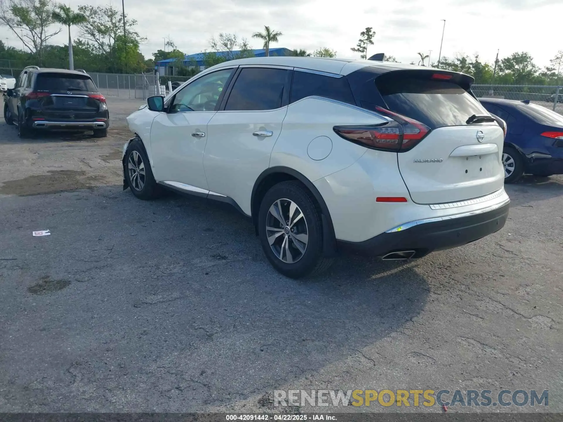 3 Photograph of a damaged car 5N1AZ2AJ8NC121311 NISSAN MURANO 2022