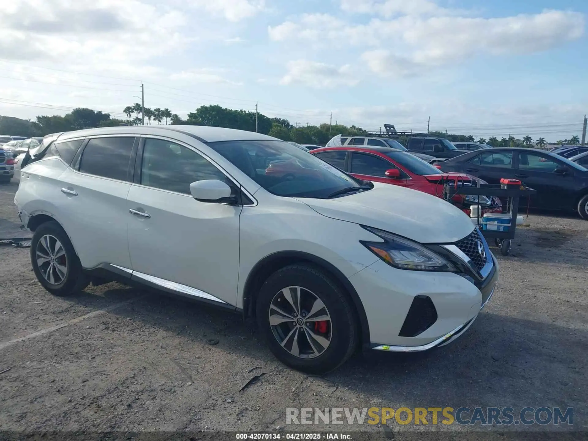 1 Photograph of a damaged car 5N1AZ2ASXNC121965 NISSAN MURANO 2022