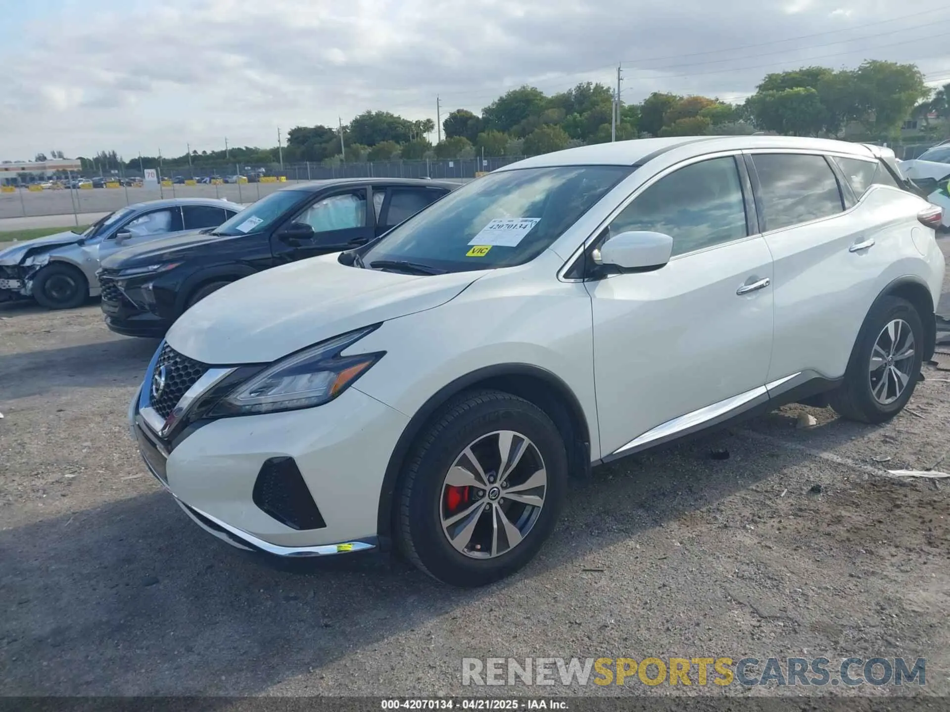 2 Photograph of a damaged car 5N1AZ2ASXNC121965 NISSAN MURANO 2022