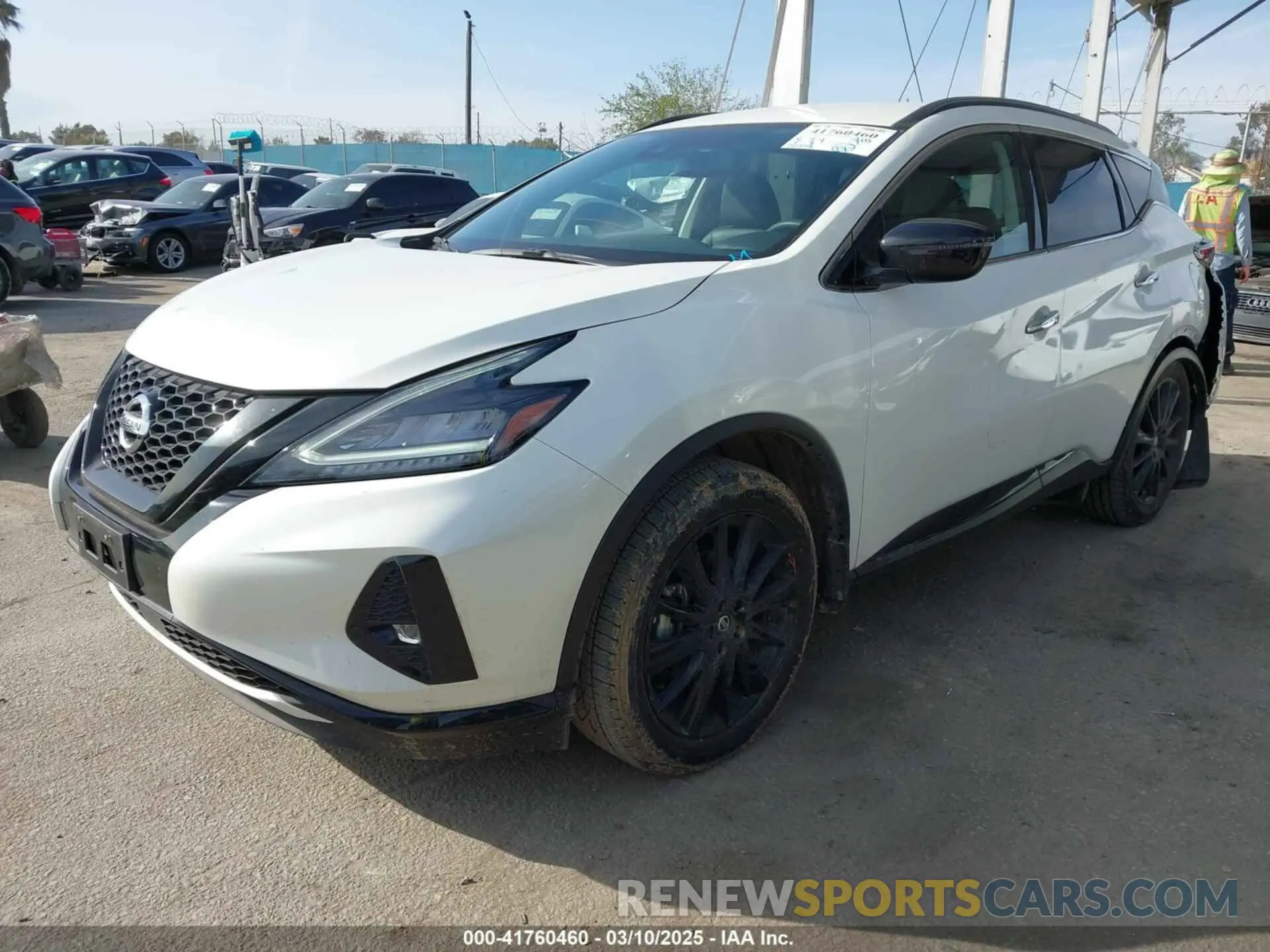 2 Photograph of a damaged car 5N1AZ2BJ0NC126775 NISSAN MURANO 2022