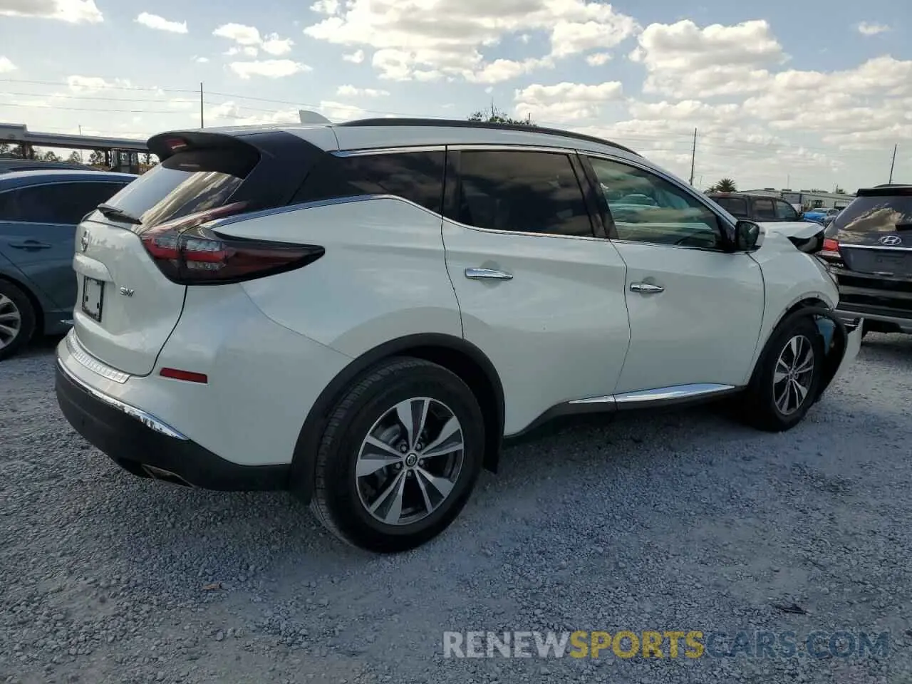 3 Photograph of a damaged car 5N1AZ2BJ2NC117138 NISSAN MURANO 2022