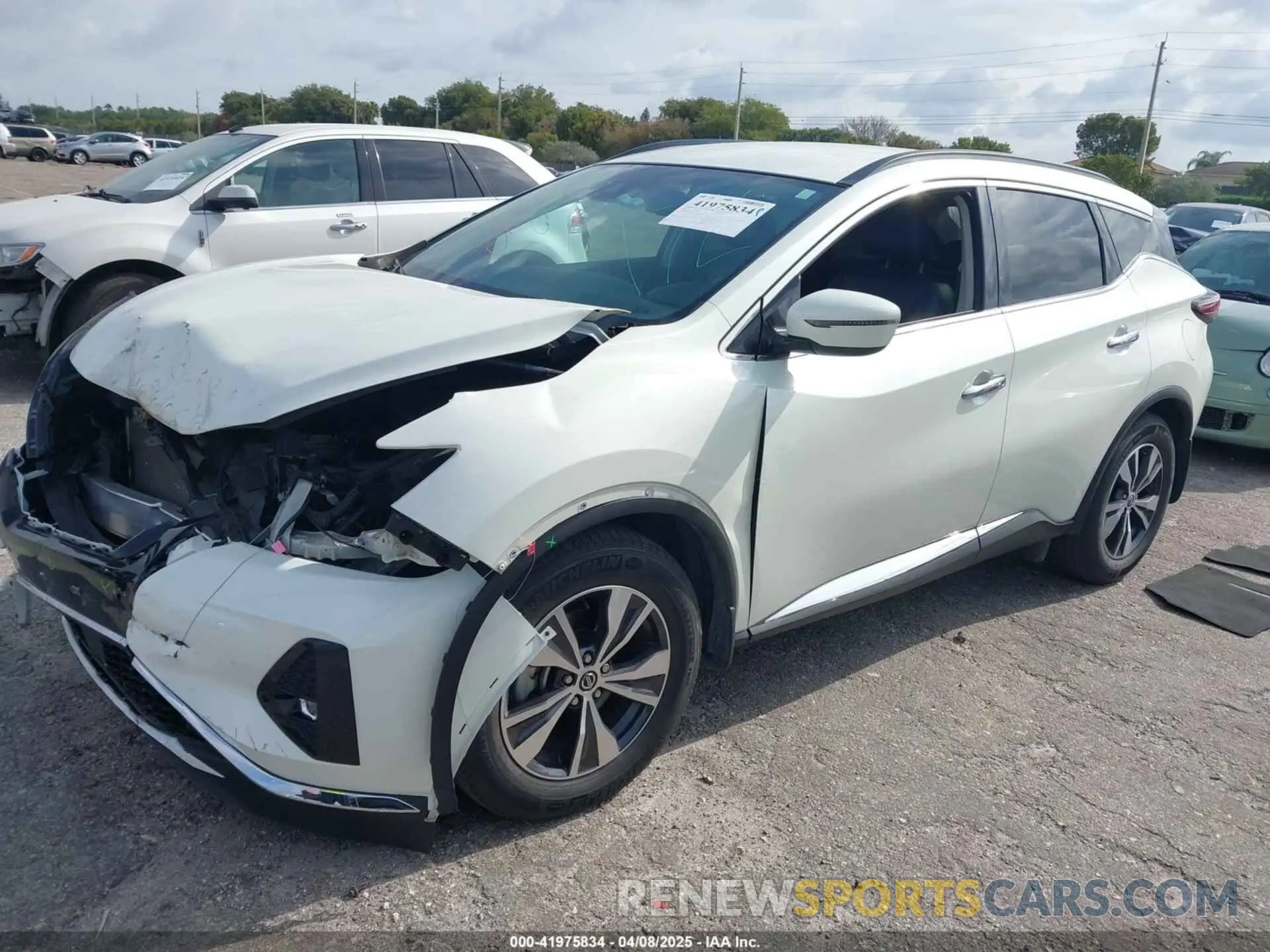 2 Photograph of a damaged car 5N1AZ2BJ3NC117536 NISSAN MURANO 2022
