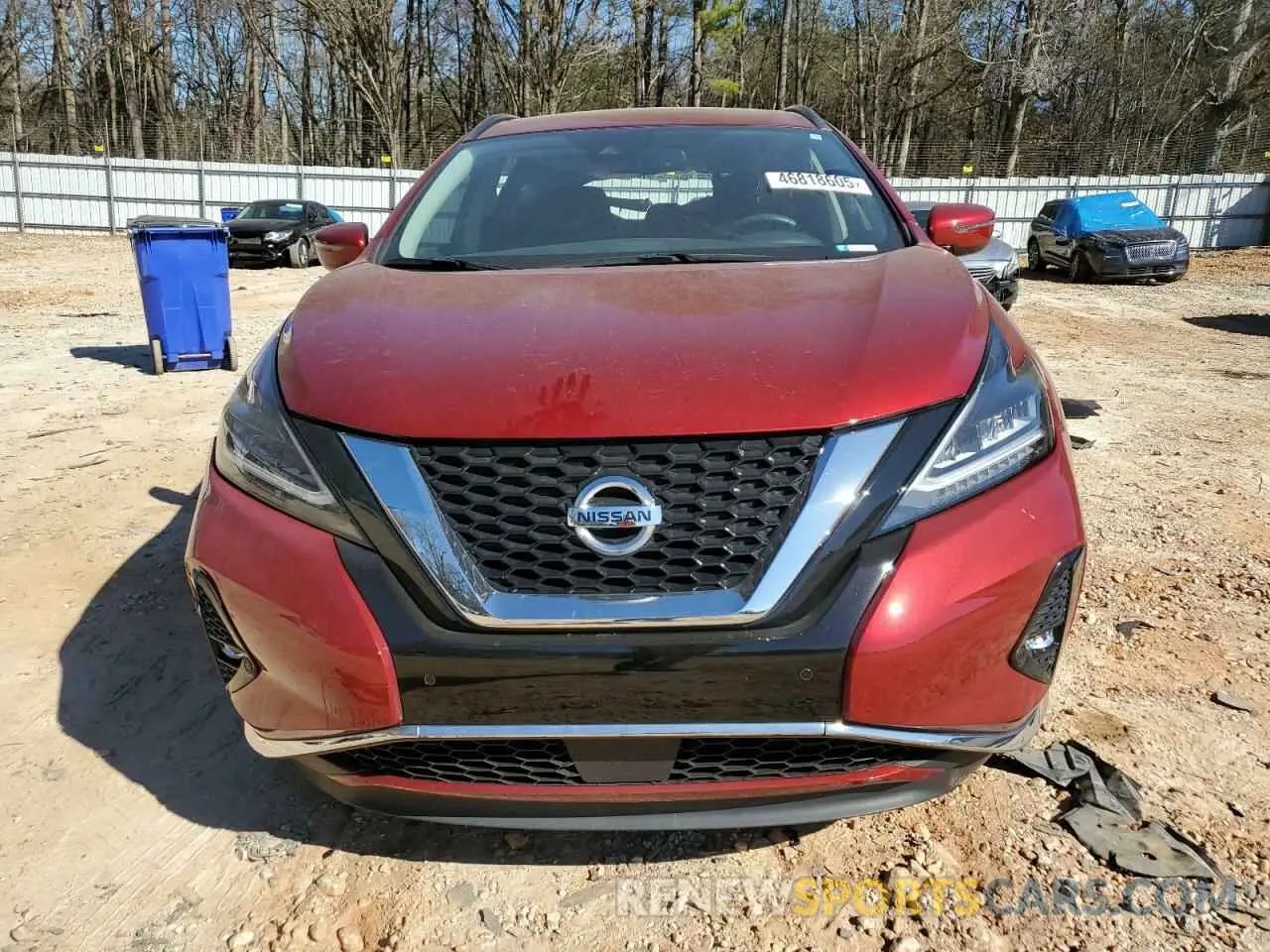5 Photograph of a damaged car 5N1AZ2BJ8NC127236 NISSAN MURANO 2022