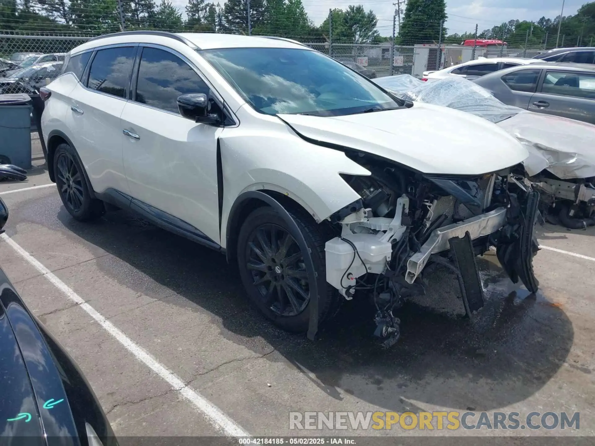 1 Photograph of a damaged car 5N1AZ2BJ9NC113359 NISSAN MURANO 2022