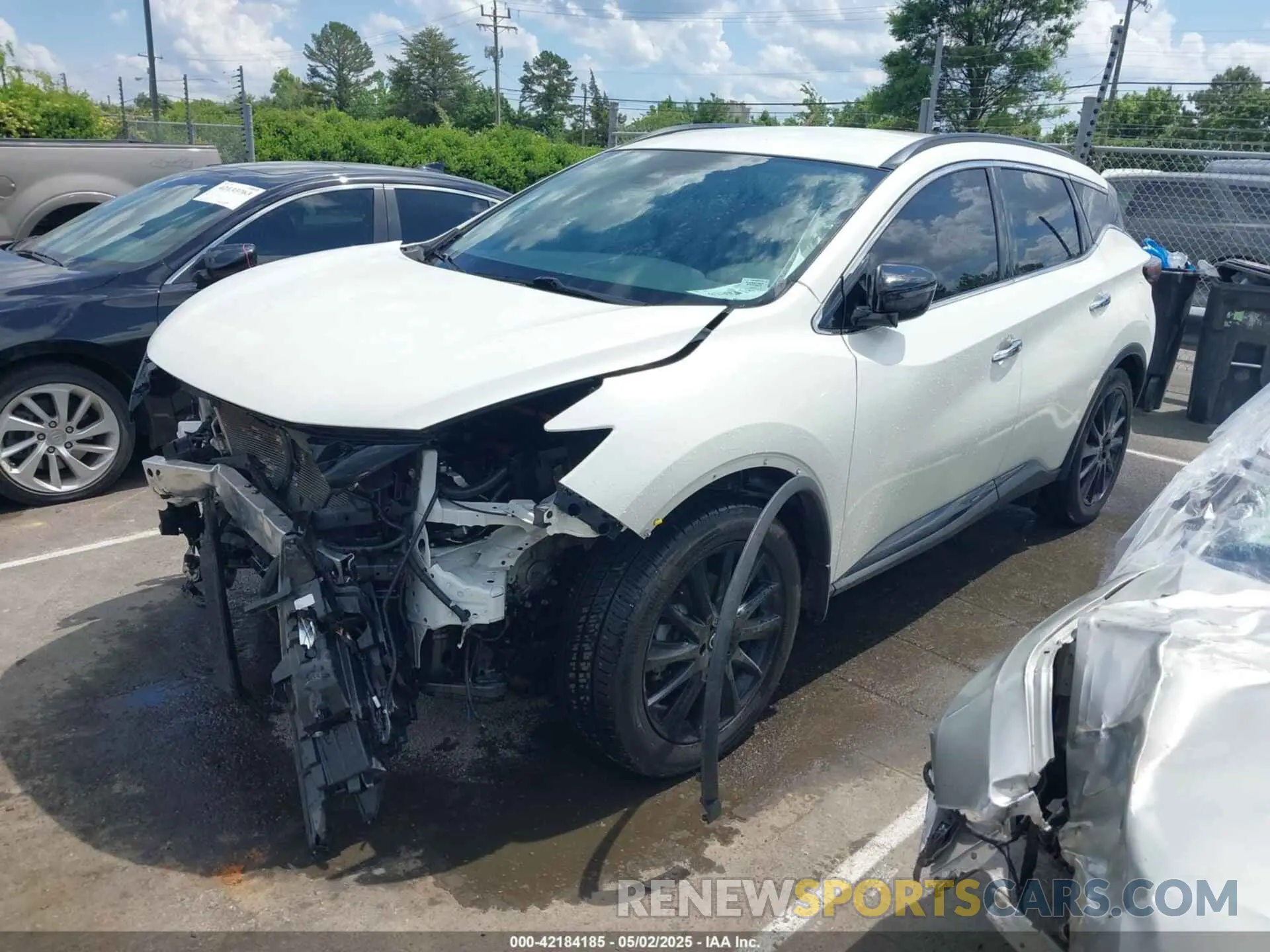 2 Photograph of a damaged car 5N1AZ2BJ9NC113359 NISSAN MURANO 2022