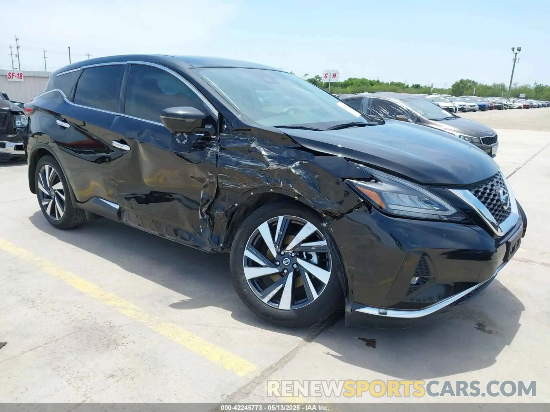 1 Photograph of a damaged car 5N1AZ2CJ4NC116622 NISSAN MURANO 2022