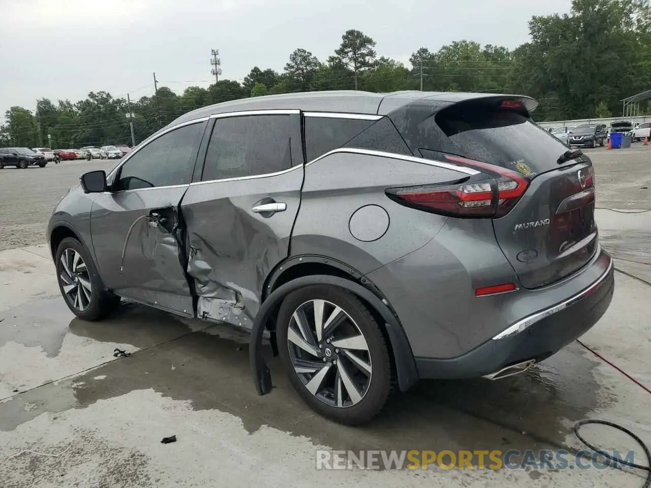 2 Photograph of a damaged car 5N1AZ2CJ7NC111642 NISSAN MURANO 2022