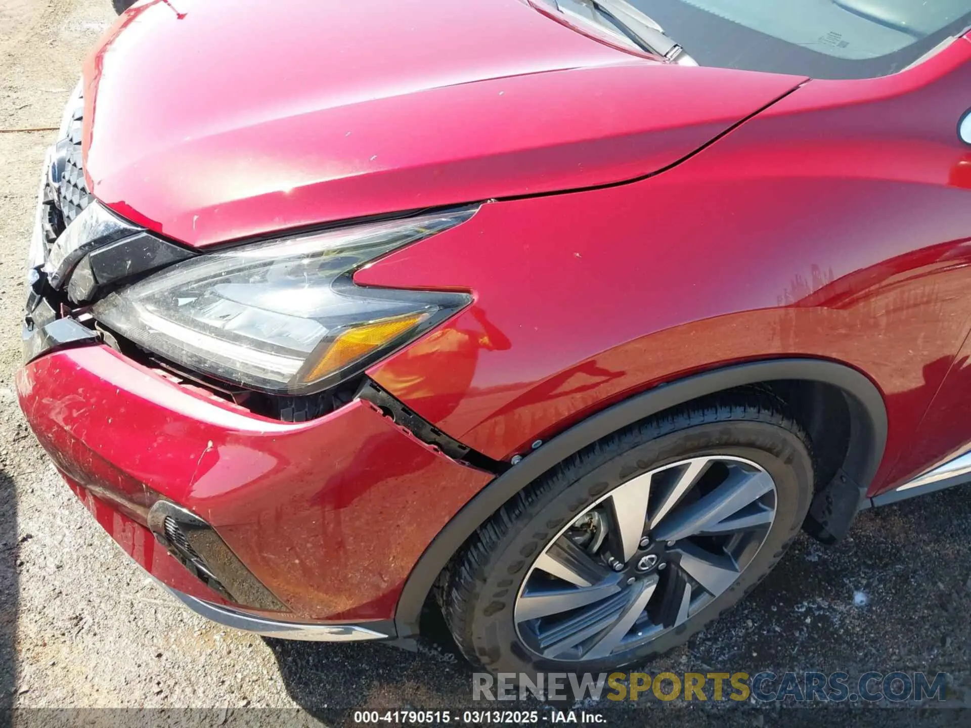 21 Photograph of a damaged car 5N1AZ2CJ8NC107826 NISSAN MURANO 2022