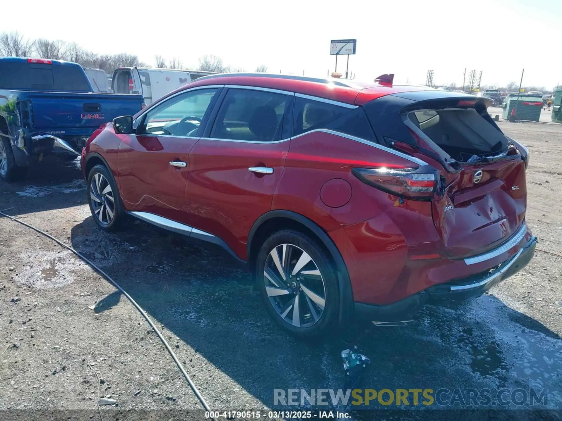3 Photograph of a damaged car 5N1AZ2CJ8NC107826 NISSAN MURANO 2022