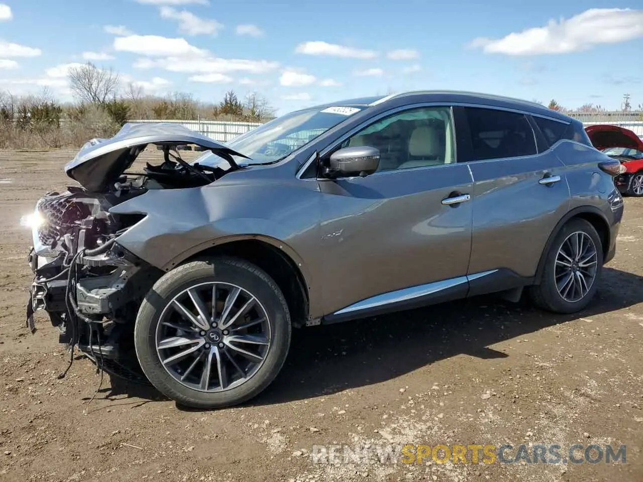 1 Photograph of a damaged car 5N1AZ2CJ8NC115554 NISSAN MURANO 2022