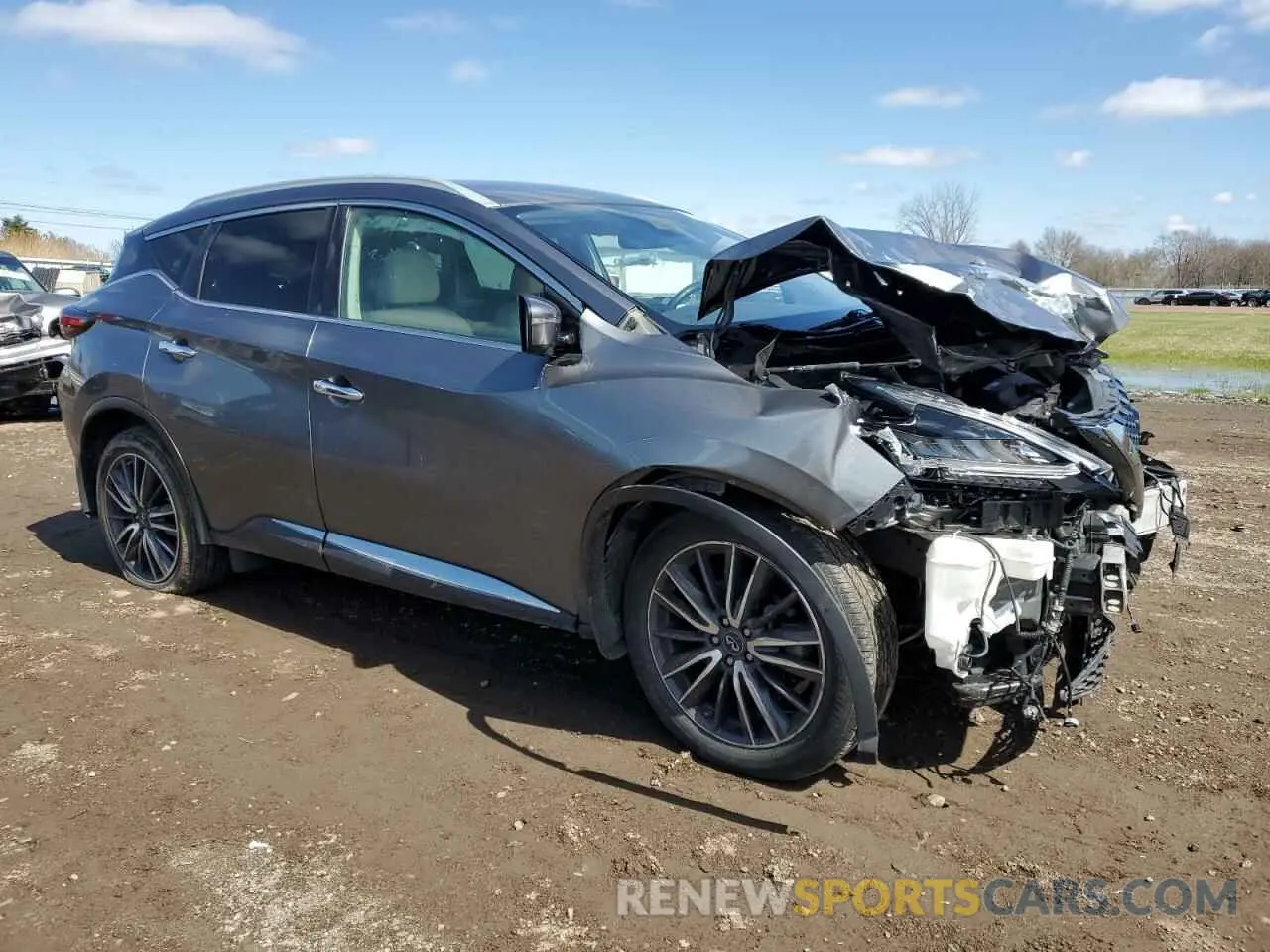 4 Photograph of a damaged car 5N1AZ2CJ8NC115554 NISSAN MURANO 2022