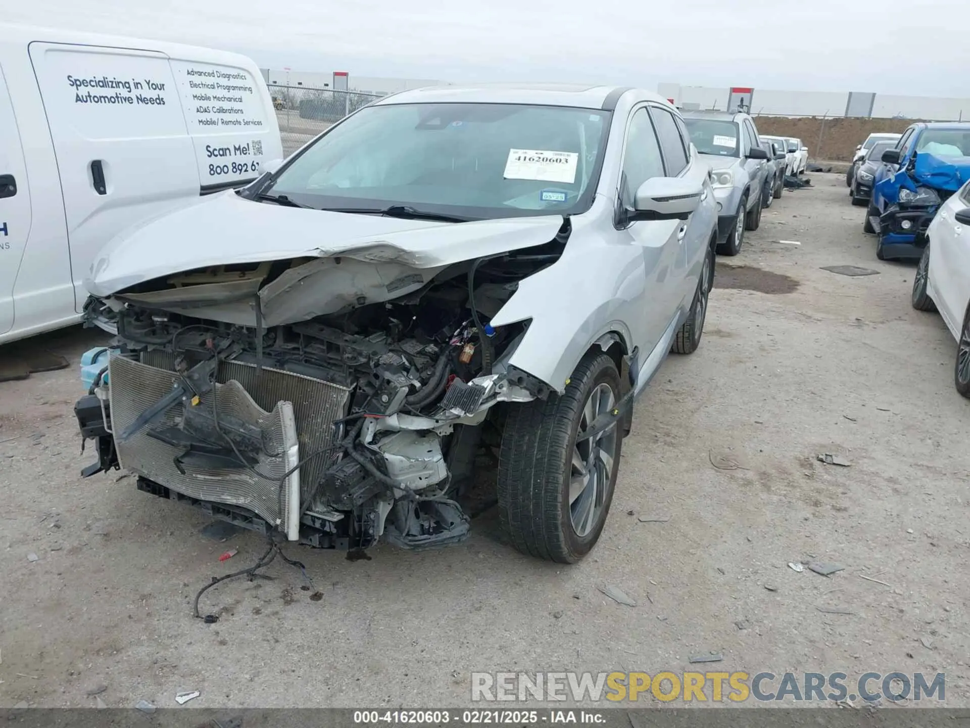 2 Photograph of a damaged car 5N1AZ2CJXNC108573 NISSAN MURANO 2022