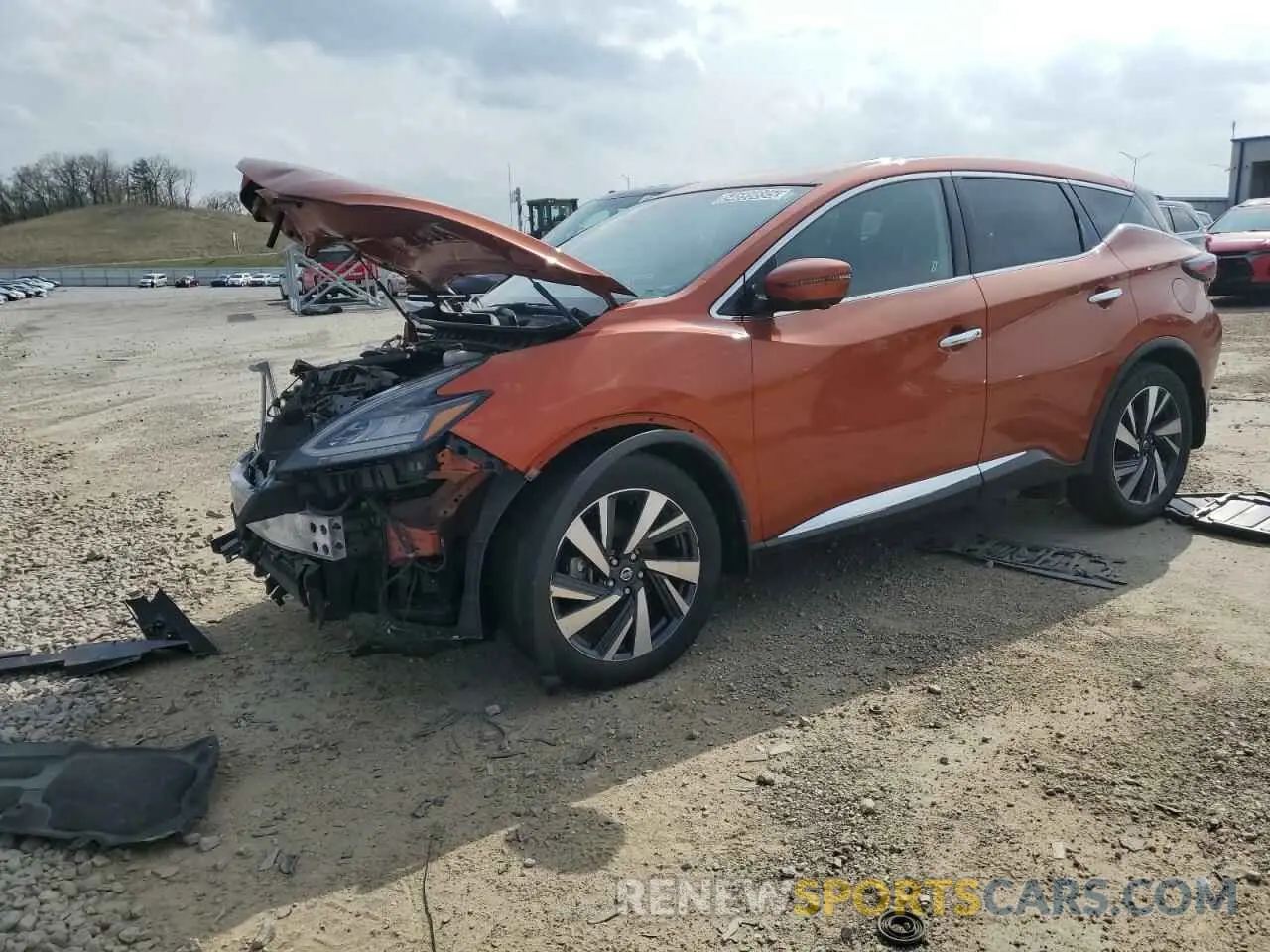 1 Photograph of a damaged car 5N1AZ2CS2NC109452 NISSAN MURANO 2022