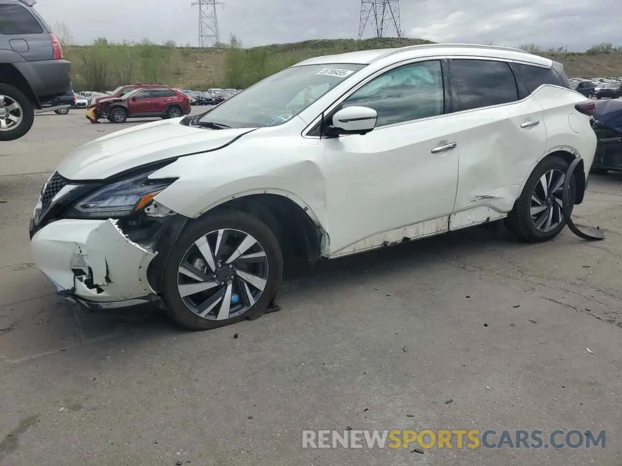 1 Photograph of a damaged car 5N1AZ2CS7NC117451 NISSAN MURANO 2022