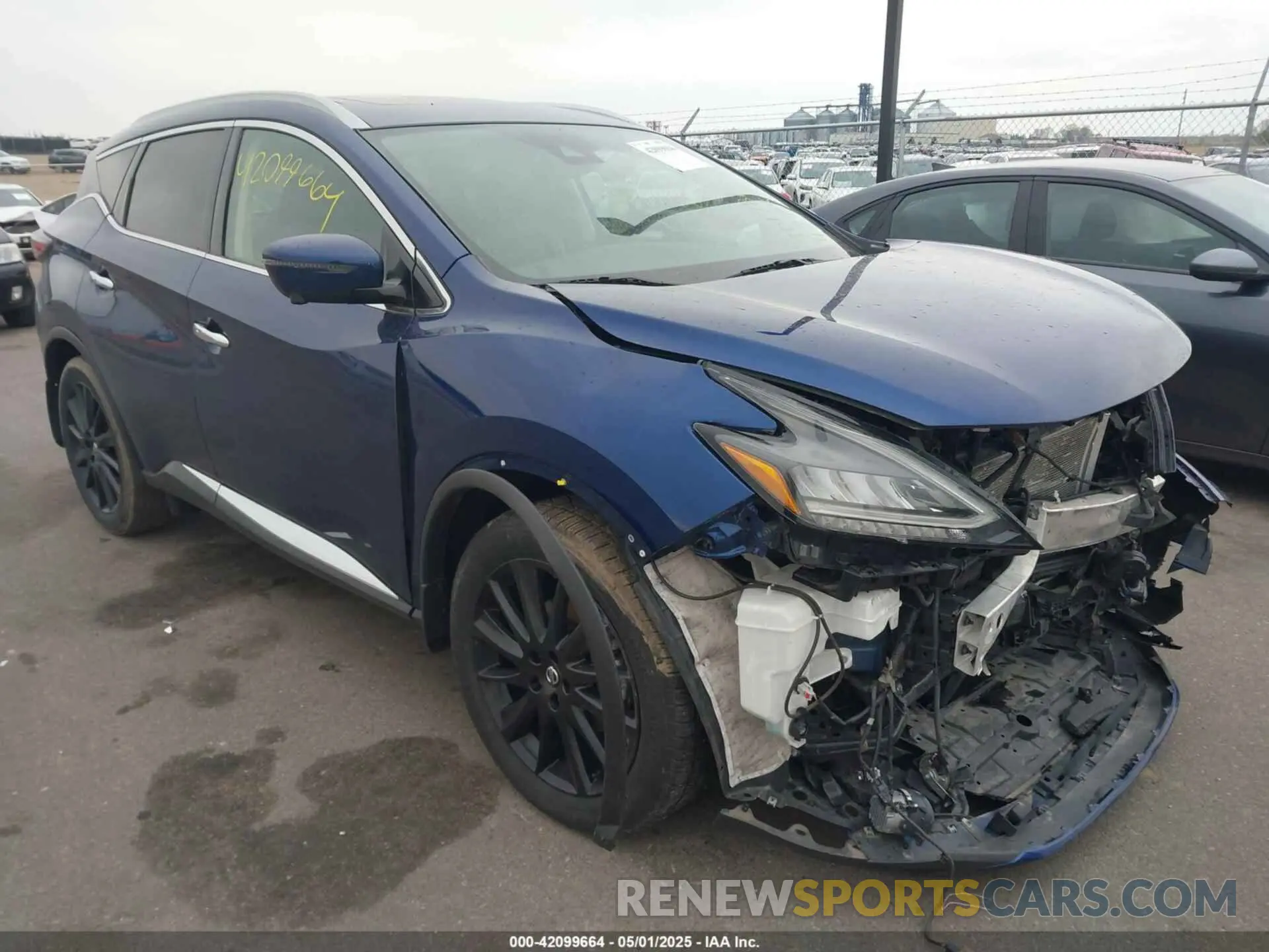 1 Photograph of a damaged car 5N1AZ2DS1NC125303 NISSAN MURANO 2022