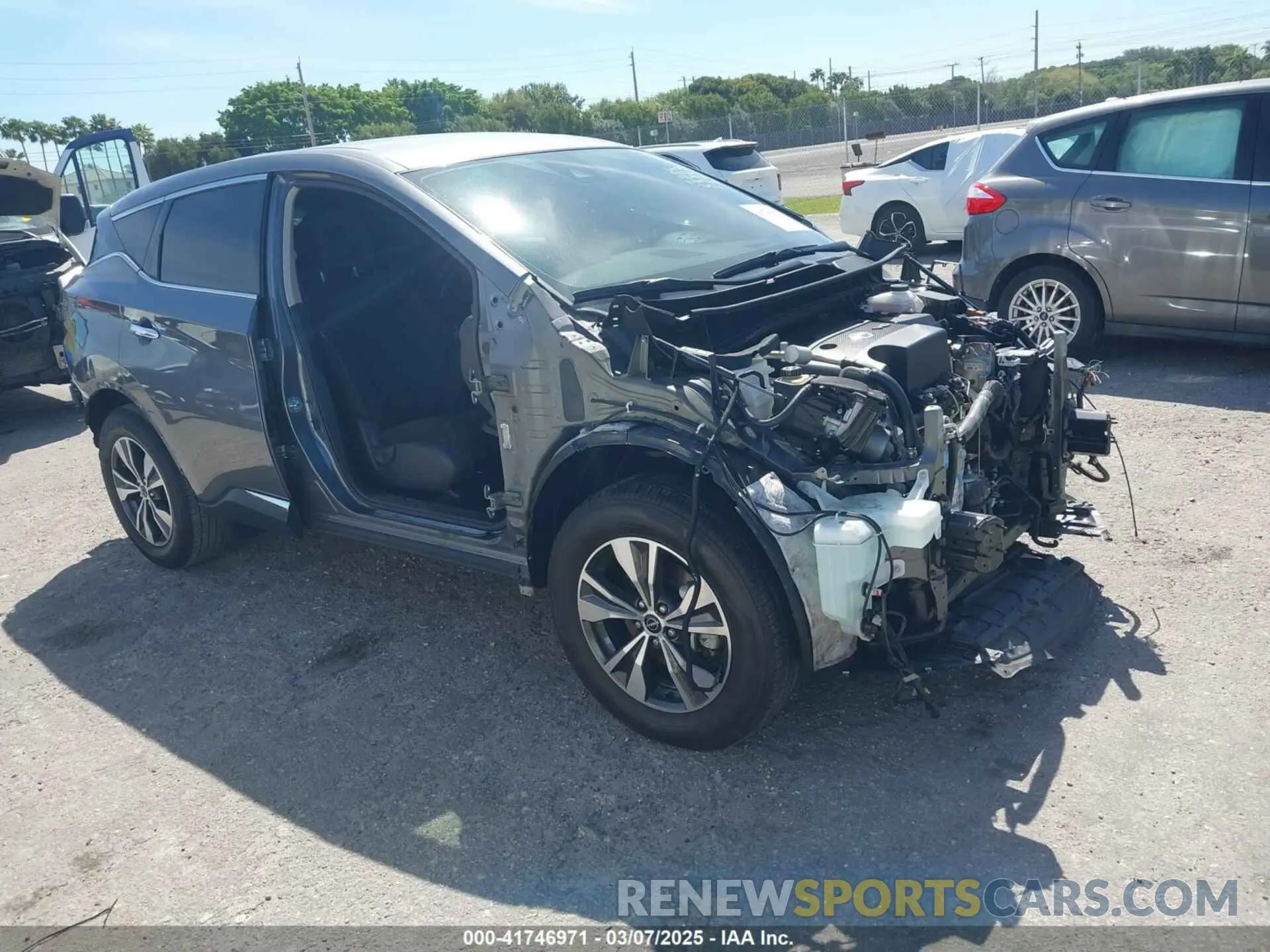 1 Photograph of a damaged car 5N1AZ2AJ3PC137693 NISSAN MURANO 2023