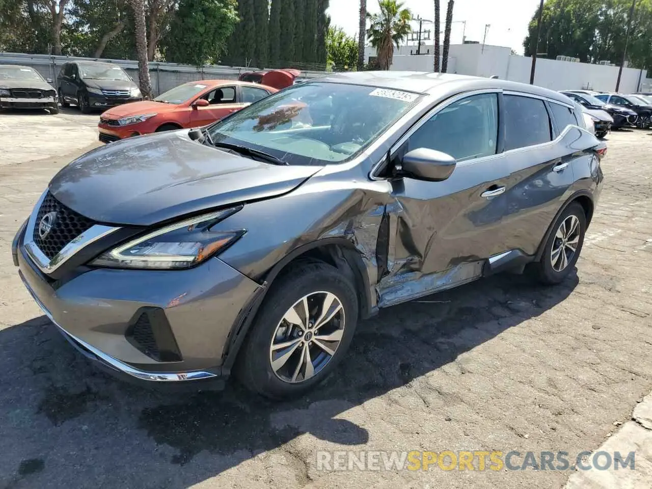 1 Photograph of a damaged car 5N1AZ2AS9PC123046 NISSAN MURANO 2023