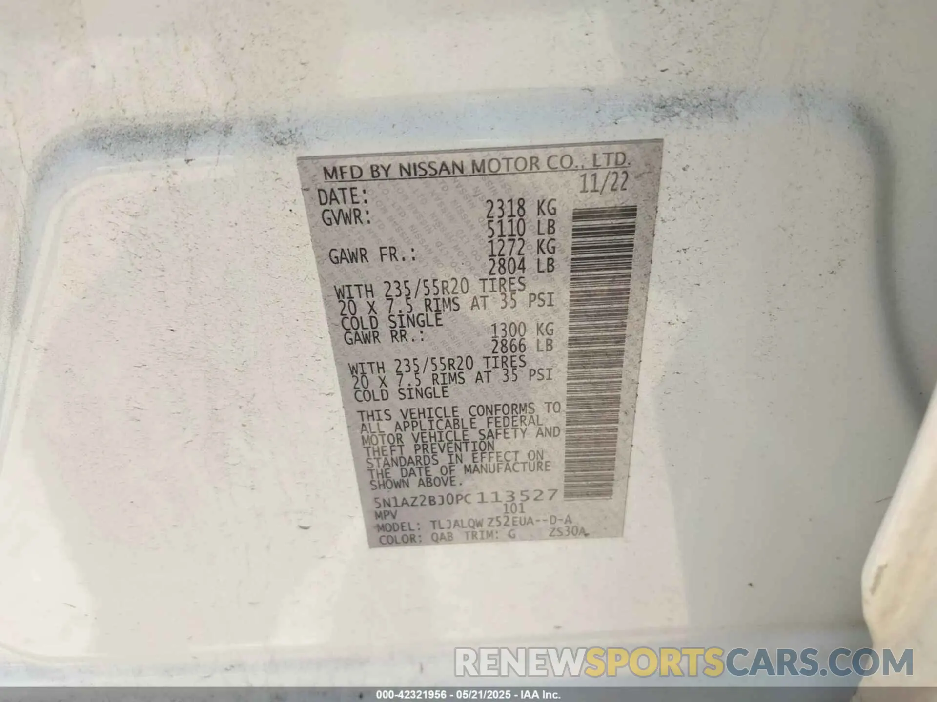 9 Photograph of a damaged car 5N1AZ2BJ0PC113527 NISSAN MURANO 2023