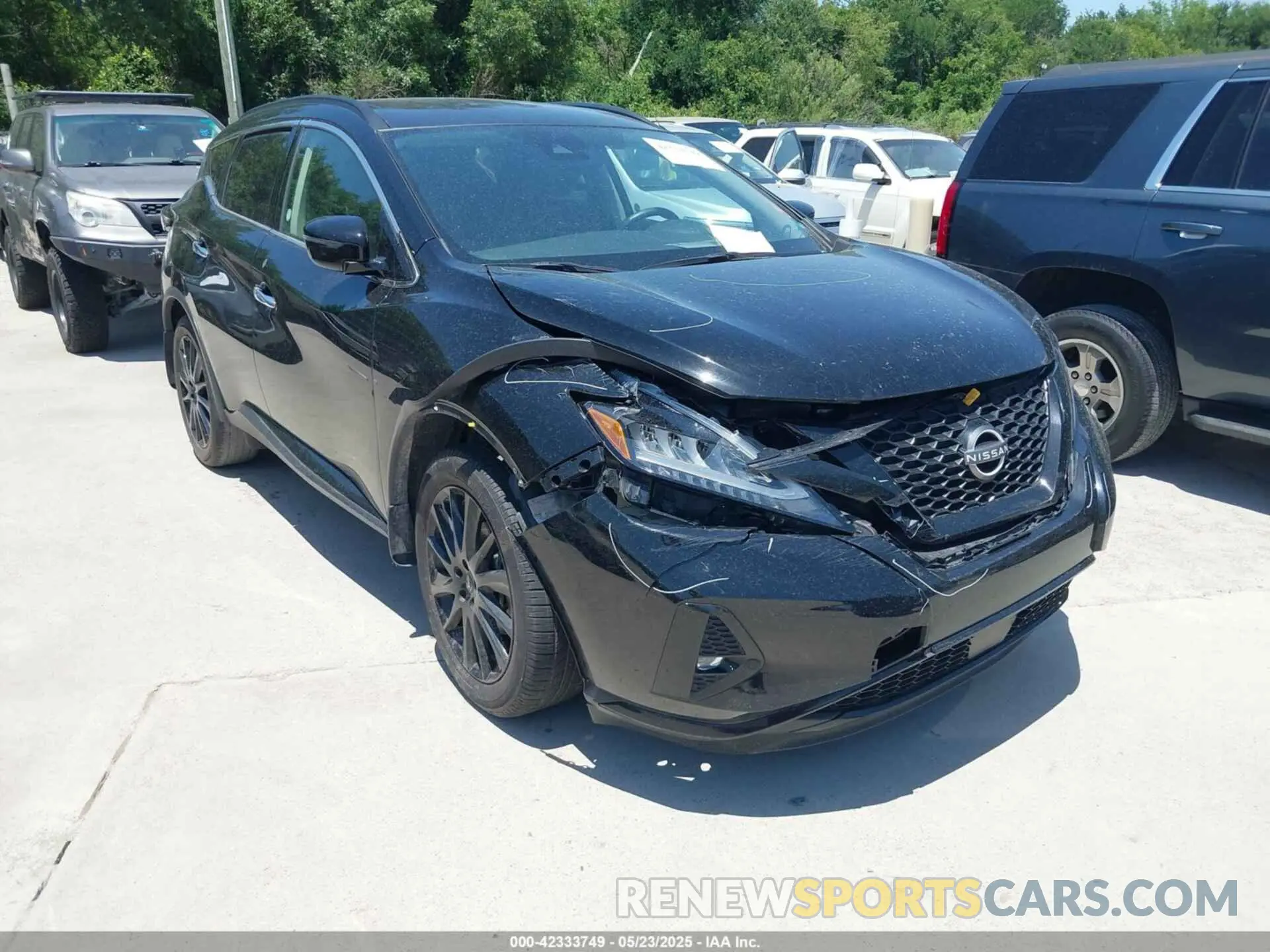1 Photograph of a damaged car 5N1AZ2BJ4PC126846 NISSAN MURANO 2023