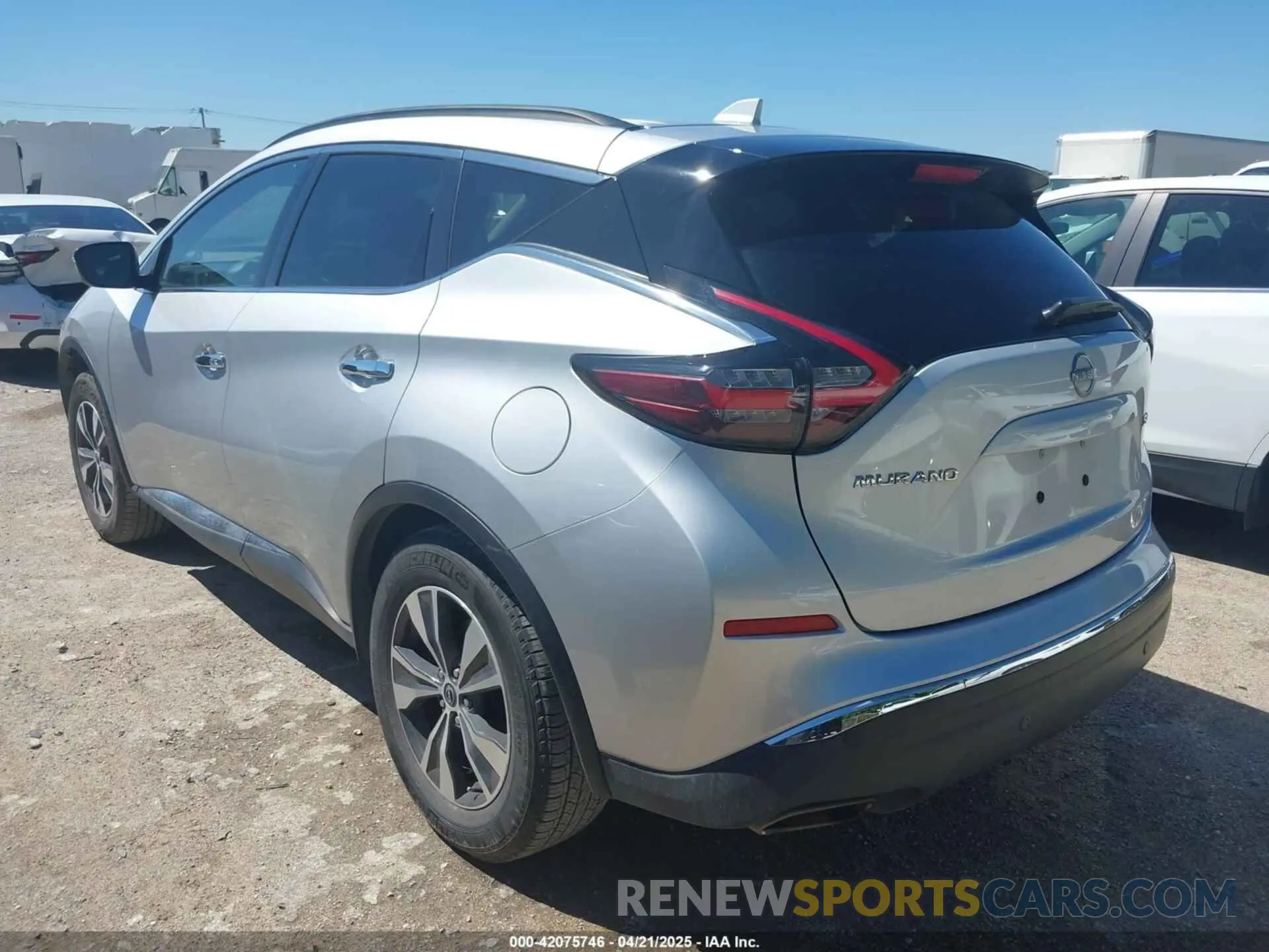3 Photograph of a damaged car 5N1AZ2BJ8PC123349 NISSAN MURANO 2023