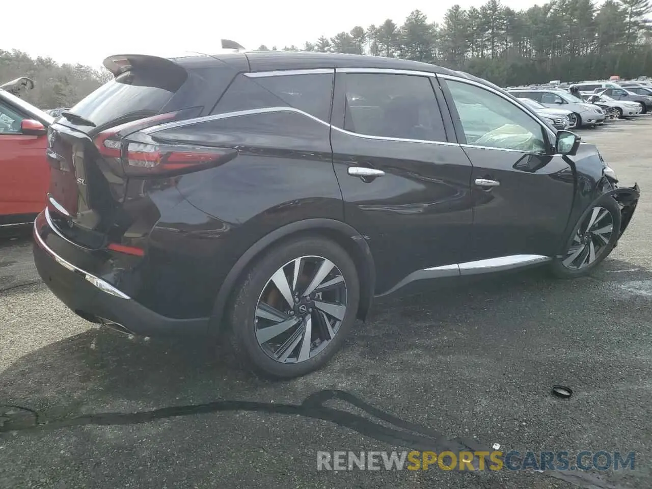 3 Photograph of a damaged car 5N1AZ2CJ4PC124965 NISSAN MURANO 2023