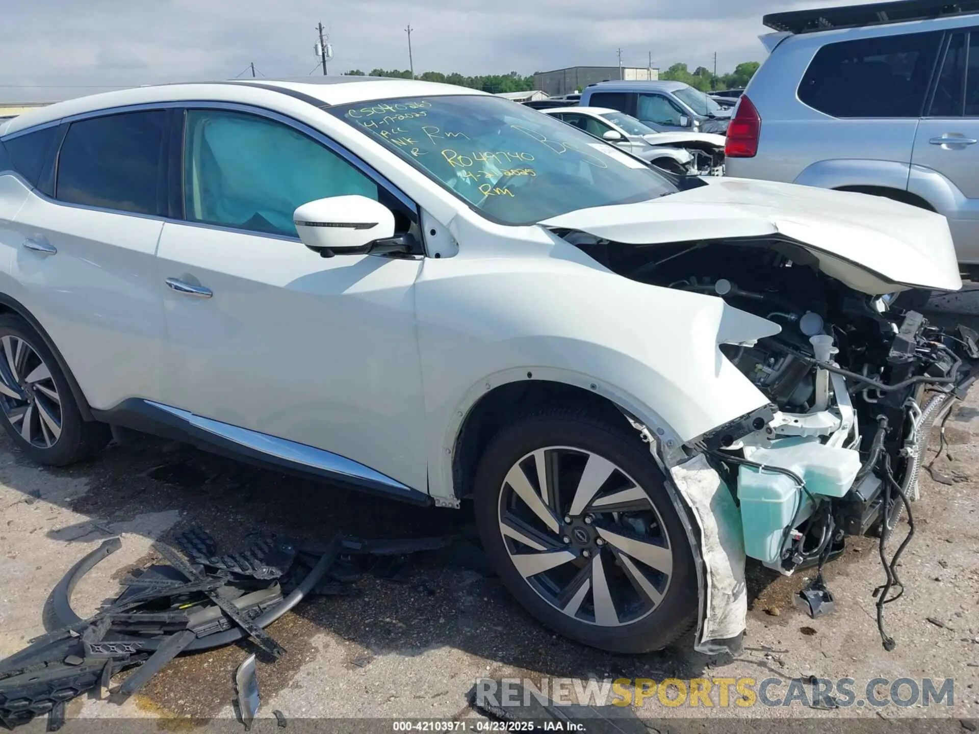 1 Photograph of a damaged car 5N1AZ2CS0PC130237 NISSAN MURANO 2023