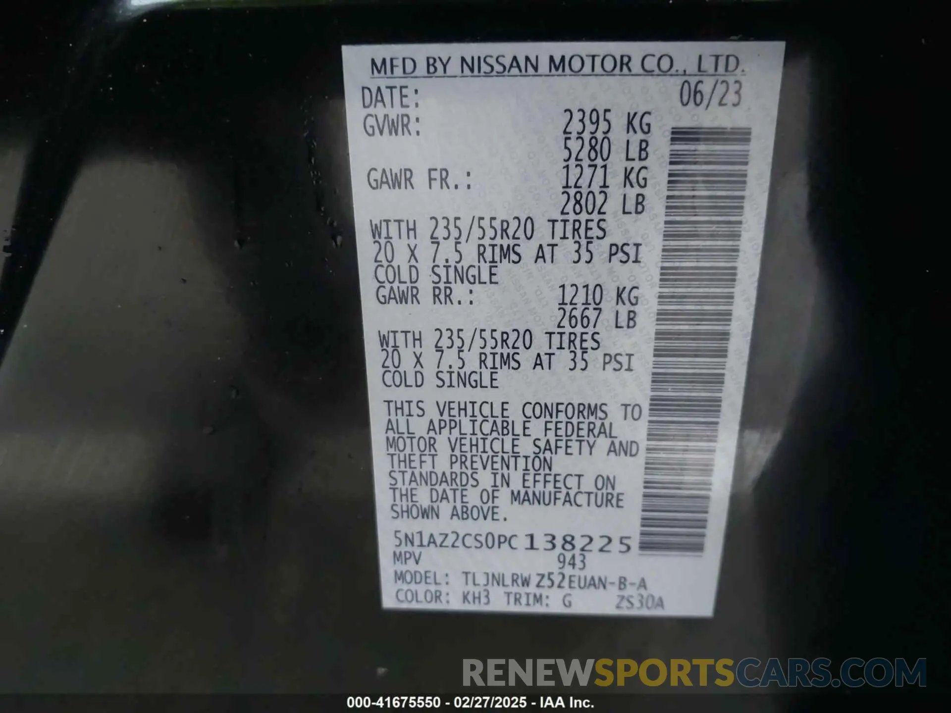9 Photograph of a damaged car 5N1AZ2CS0PC138225 NISSAN MURANO 2023