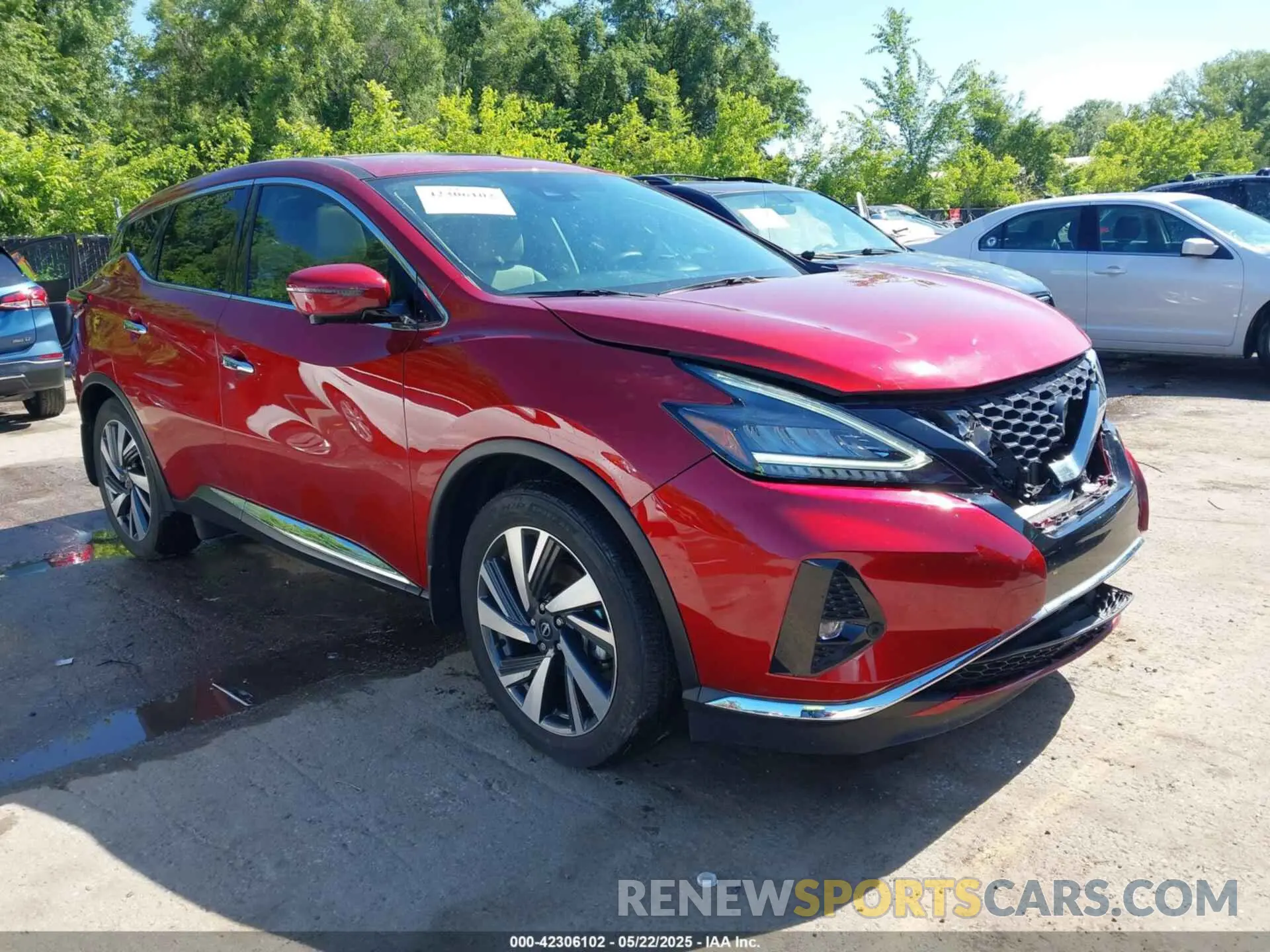 1 Photograph of a damaged car 5N1AZ2CS6PC133109 NISSAN MURANO 2023