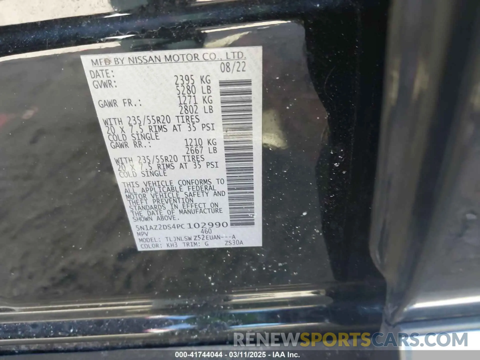 9 Photograph of a damaged car 5N1AZ2DS4PC102990 NISSAN MURANO 2023