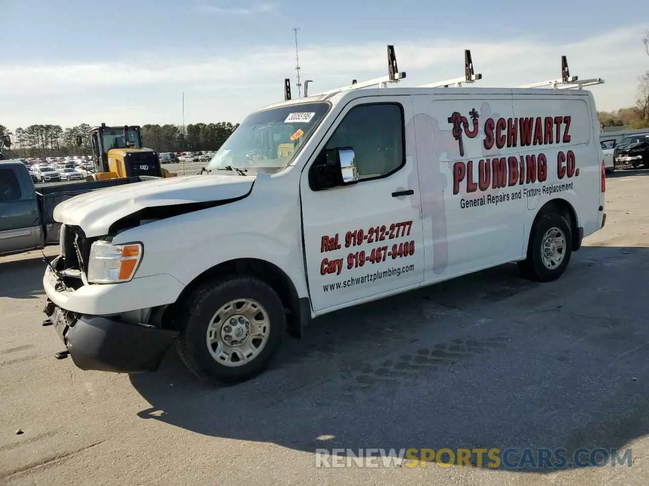 1 Photograph of a damaged car 1N6AF0KY4KN801510 NISSAN NV 2019
