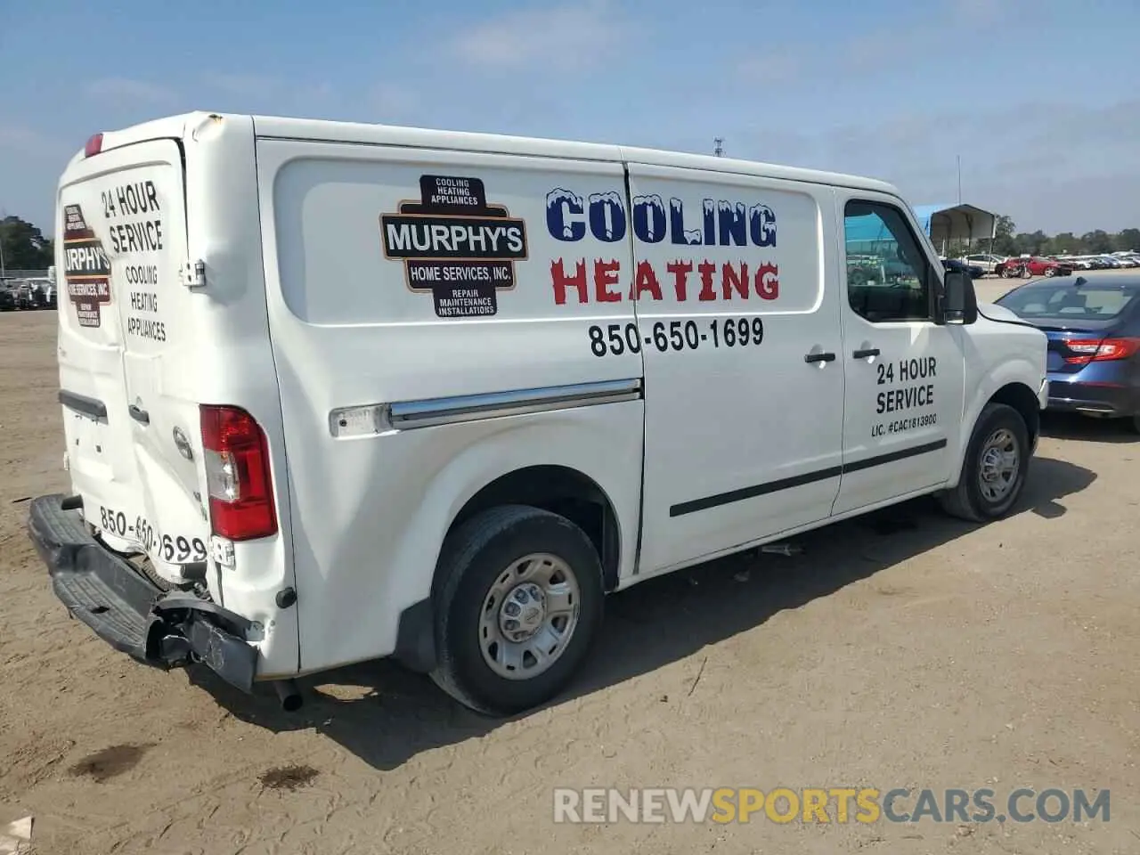 3 Photograph of a damaged car 1N6BF0KMXKN808592 NISSAN NV 2019