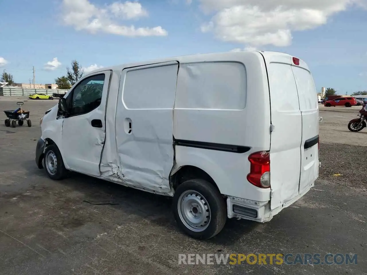 2 Photograph of a damaged car 3N6CM0KN0KK709501 NISSAN NV 2019