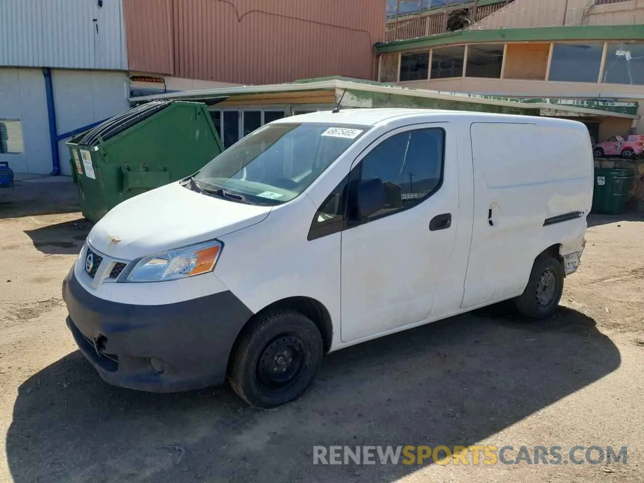 1 Photograph of a damaged car 3N6CM0KN3KK695531 NISSAN NV 2019