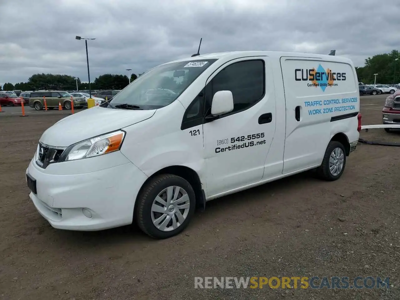 1 Photograph of a damaged car 3N6CM0KN5KK690444 NISSAN NV 2019