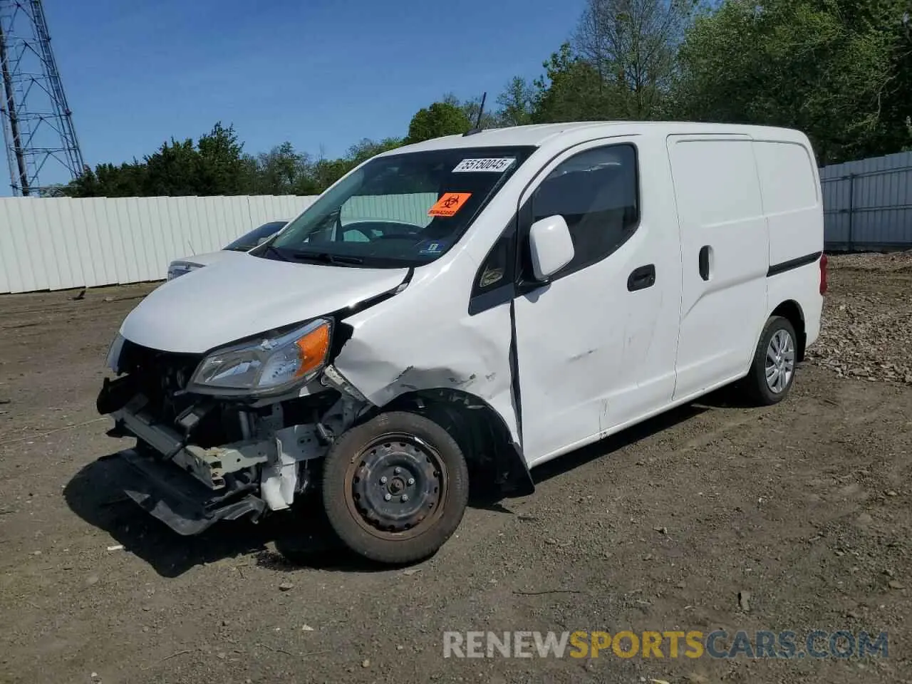 1 Photograph of a damaged car 3N6CM0KN6KK690842 NISSAN NV 2019