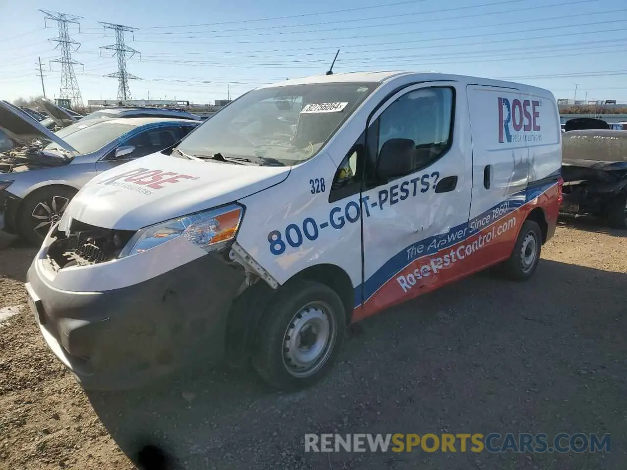 1 Photograph of a damaged car 3N6CM0KN6KK701094 NISSAN NV 2019