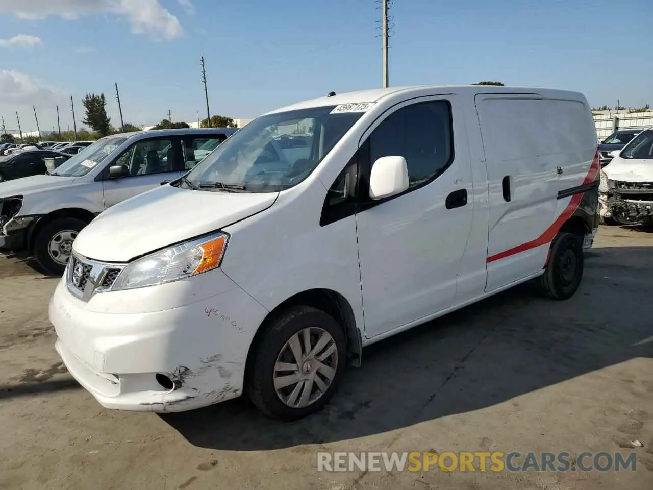 1 Photograph of a damaged car 3N6CM0KN6KK705825 NISSAN NV 2019