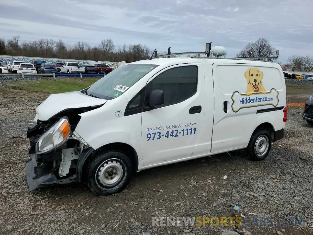 1 Photograph of a damaged car 3N6CM0KN7KK707454 NISSAN NV 2019