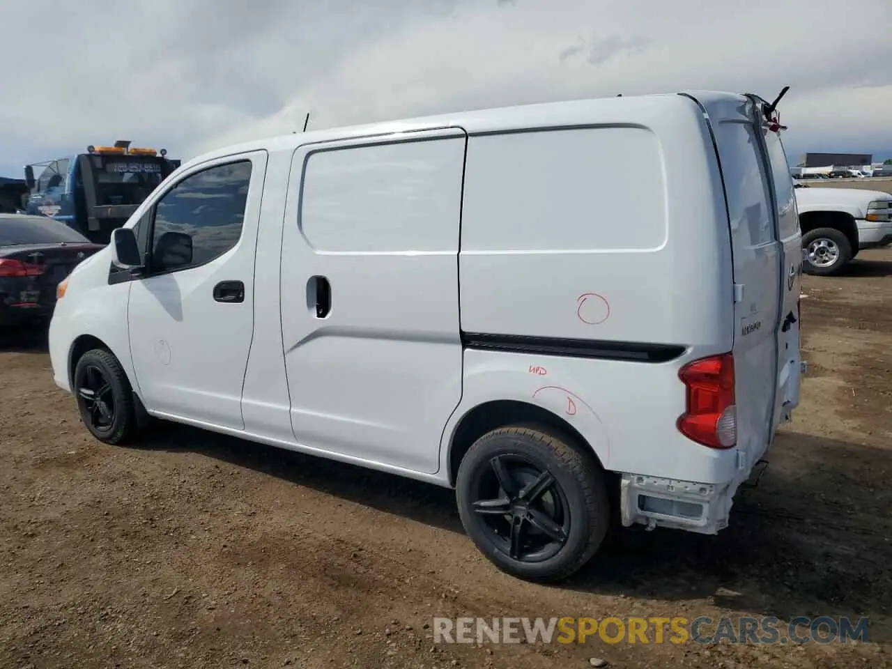 2 Photograph of a damaged car 3N6CM0KN8KK694150 NISSAN NV 2019