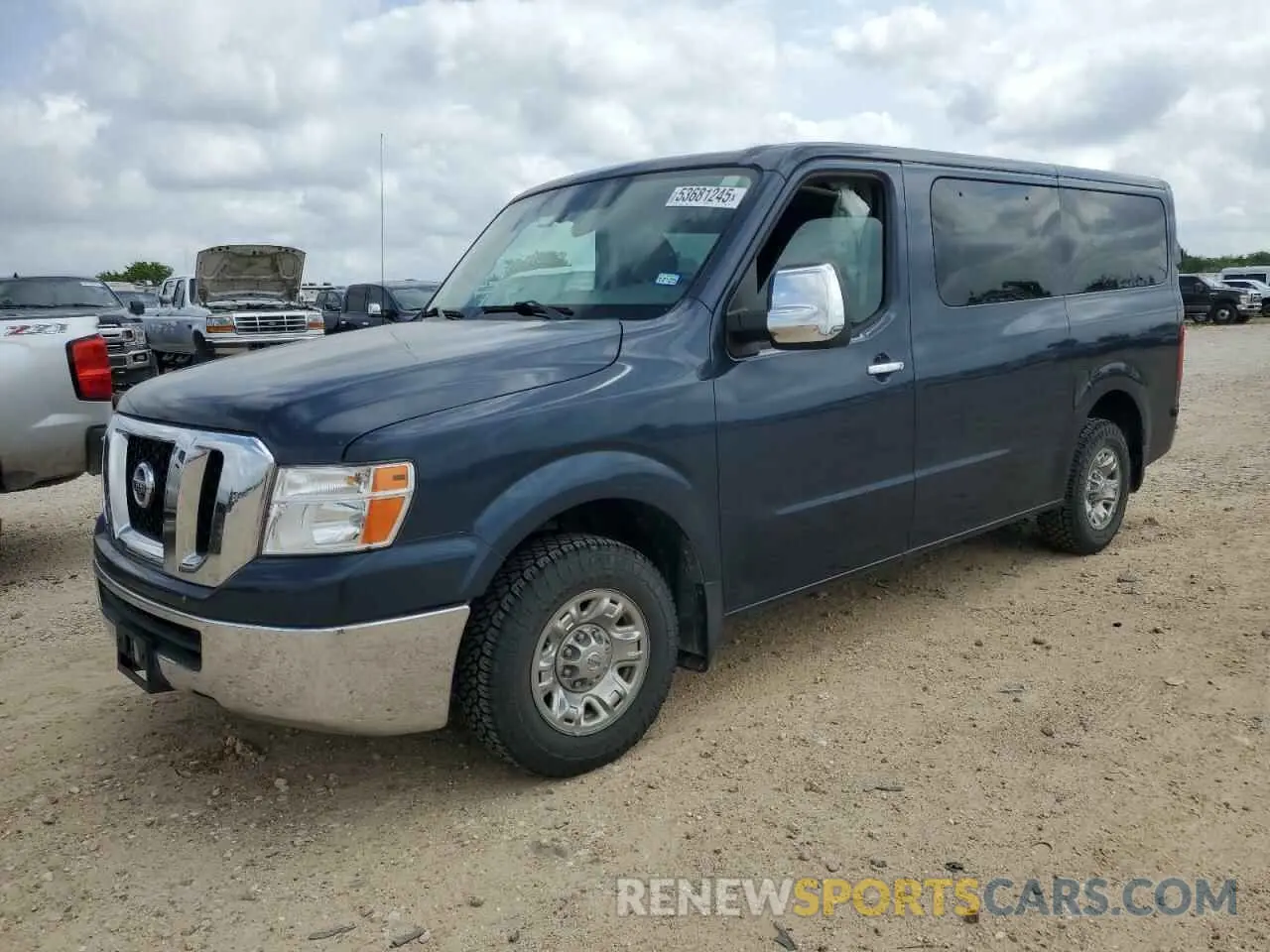 1 Photograph of a damaged car 5BZBF0AA8KN851208 NISSAN NV 2019