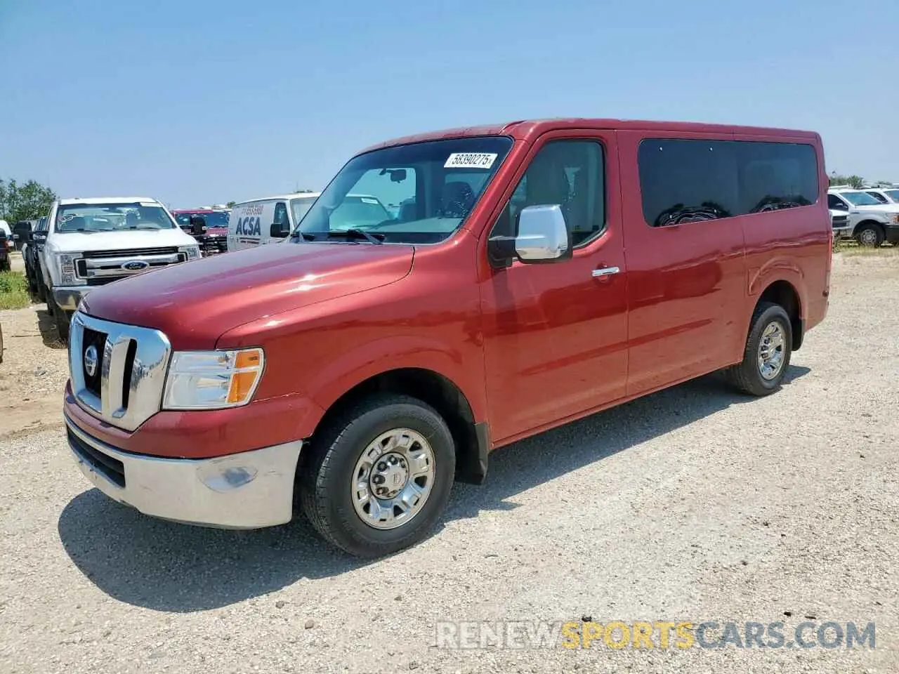1 Photograph of a damaged car 5BZBF0AA9KN850648 NISSAN NV 2019
