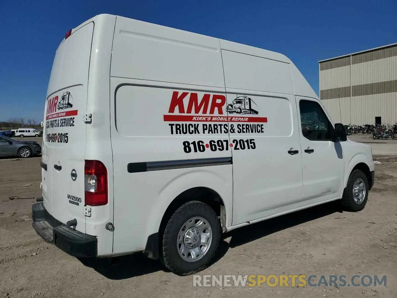 3 Photograph of a damaged car 1N6BF0LY0LN812329 NISSAN NV 2020