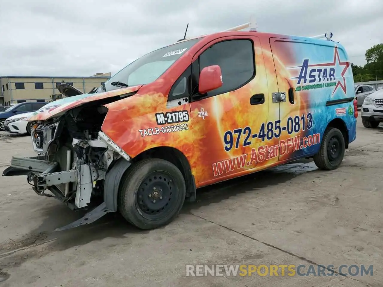 1 Photograph of a damaged car 3N6CM0KN8LK707089 NISSAN NV 2020