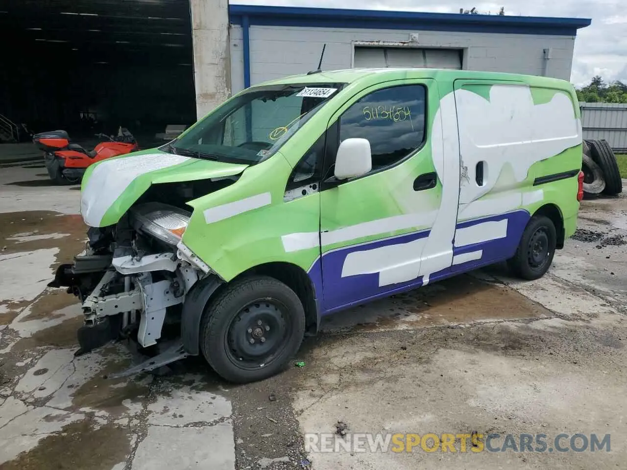 1 Photograph of a damaged car 3N6CM0KN9LK709188 NISSAN NV 2020