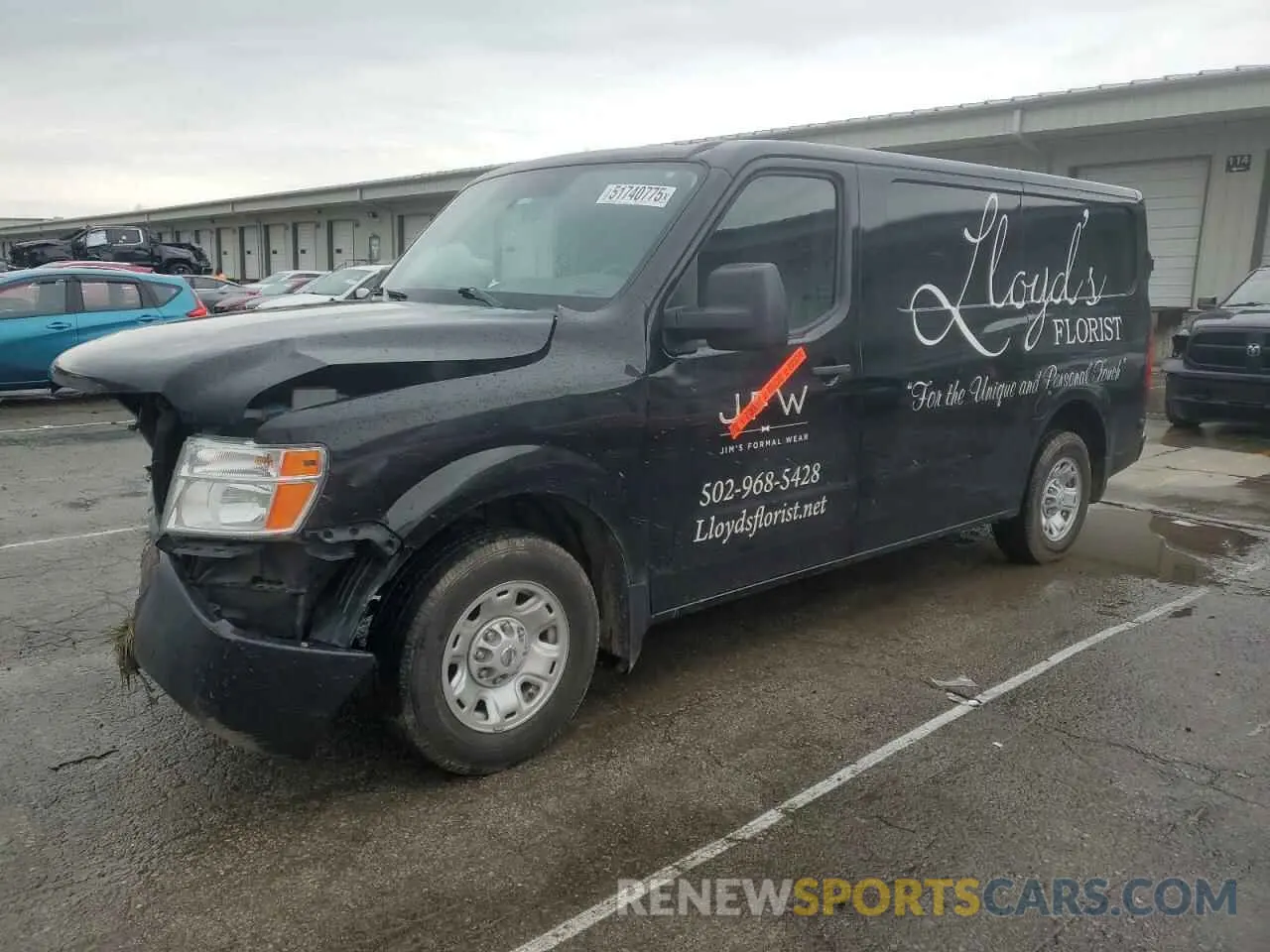1 Photograph of a damaged car 1N6BF0KY1MN805263 NISSAN NV 2021