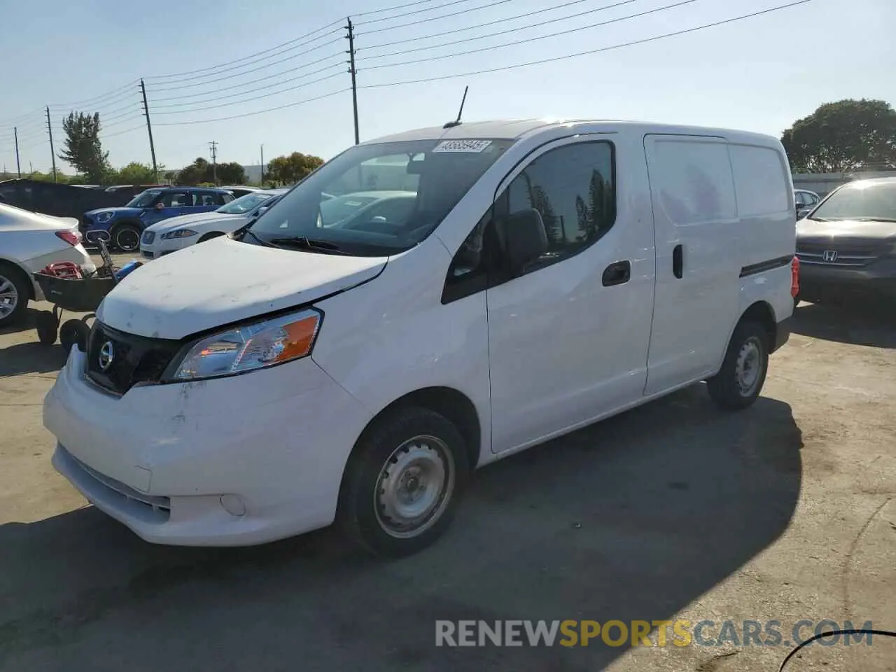 1 Photograph of a damaged car 3N6CM0KN0MK706097 NISSAN NV 2021